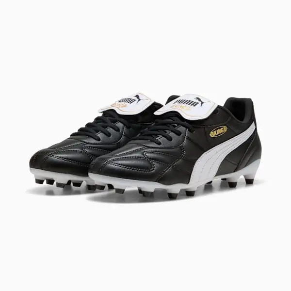 Puma King Top FG AG 'Black White' featured in this gallery product image