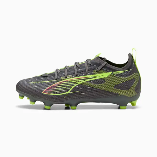 Detailed main view of Puma Ultra 5 Pro Matte Aged Silver / Yellow Alert (GS)