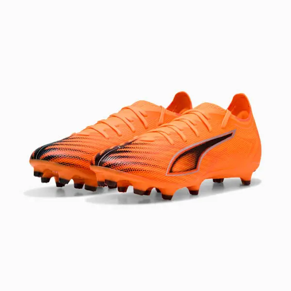 Puma Ultra 6 Match FG/AG Hot Pursuit Pack displayed in a clean gallery view