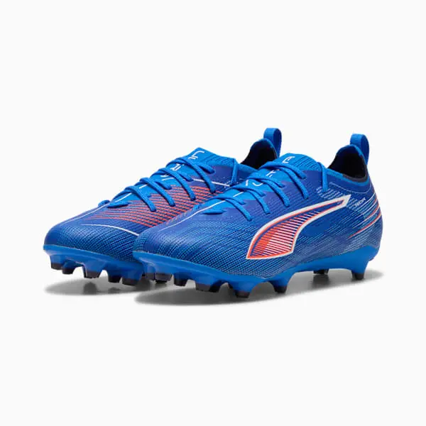 Puma Ultra 6 Pro FG AG Big Kid 'Untamed Pack' shown in a clear gallery product view