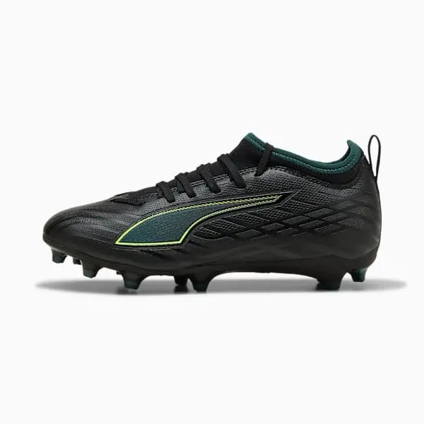 main product photograph of Puma Ultra Match 6 FG AG Big Kid 'Eclipse Pack'