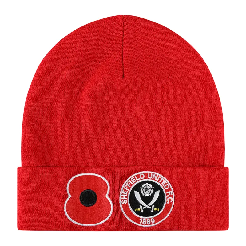 main product photograph of RBL Beanie Hat Red