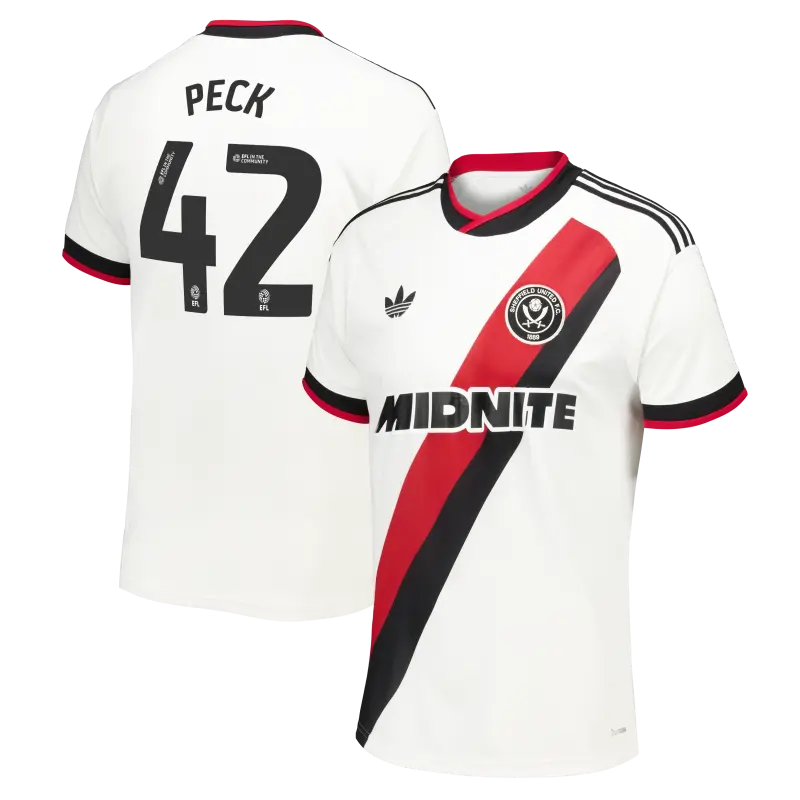 Sheffield United Adidas Away Shirt 2026 27 Mens With Peck 42 Printing catalogue image 204780129 42 27169