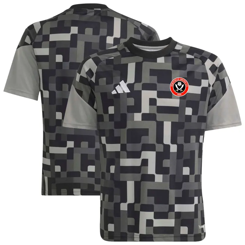 Sheffield United Adidas Pre Match Jersey Black Kids item presentation 204514720 27977