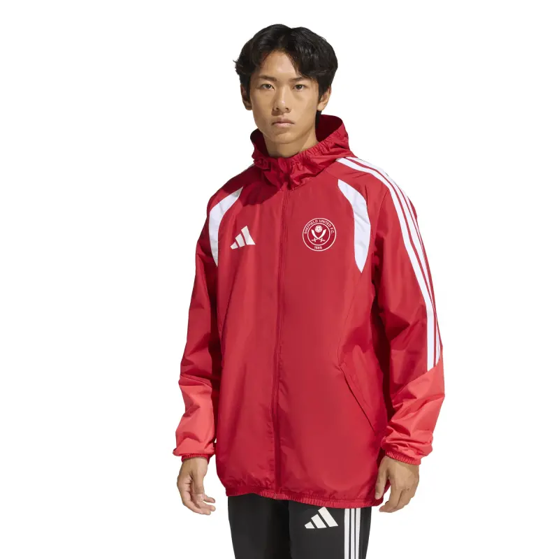 Sheffield United Adidas Training All Weather Jacket Red collection image 204514759 28729