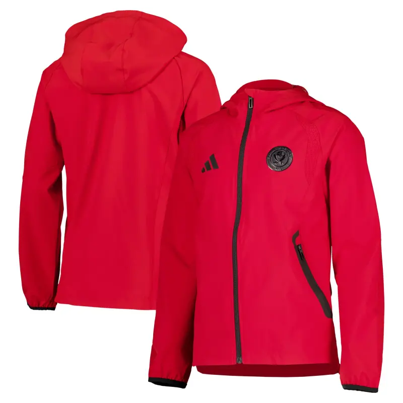 Sheffield United Adidas Travel Windbreaker Jacket Red Kids visual preview 204514772 28934