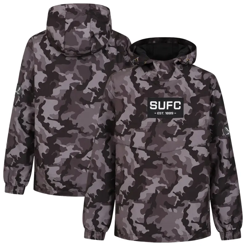 Sheffield United Camo Over Head Jacket Camouflage Kids product presentation 204513818 28986