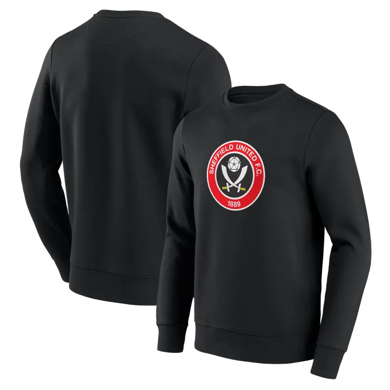 Sheffield United Core Crew Sweat Black Mens item presentation 205095218 29007