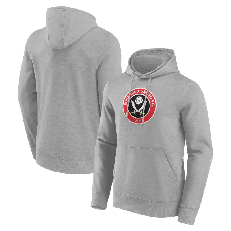 Sheffield United Core Hoodie Grey Mens visual detail 205095220 29042