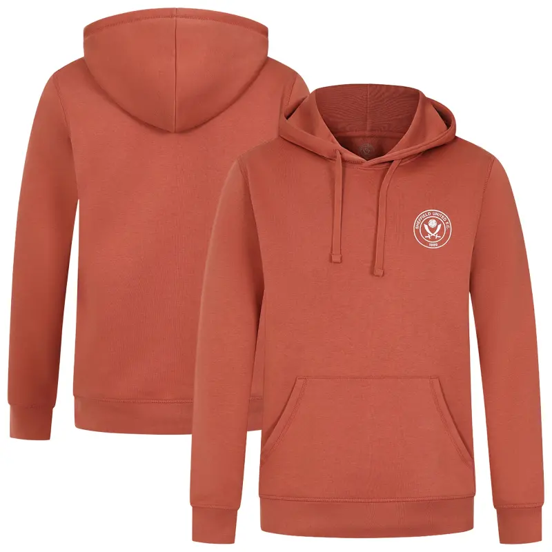 Sheffield United Crest Club Hoodie Heritage Brown Mens product showcase 204513852 29114