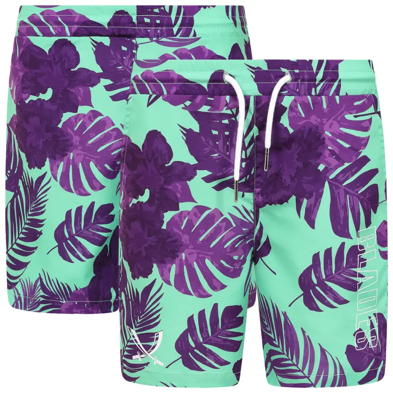 Sheffield United Junior Hawaiian Swim Short Green Kids product display 204521375 29218