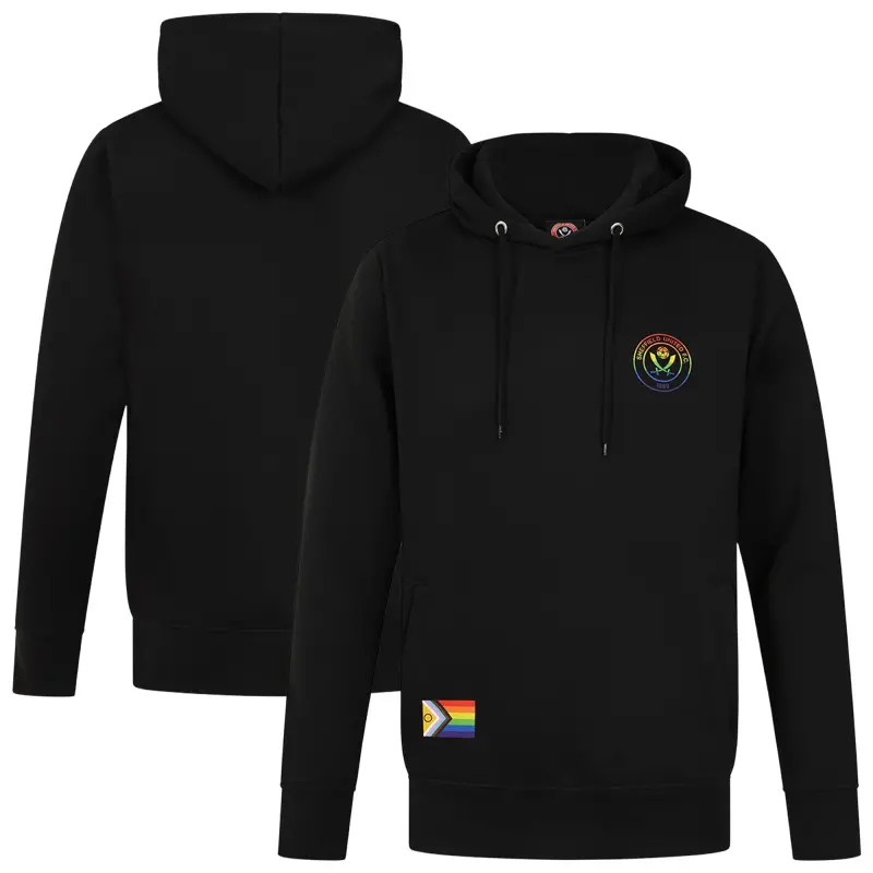 Sheffield United Rainbow Print Hoodie Black Mens catalogue image 204513838 29265