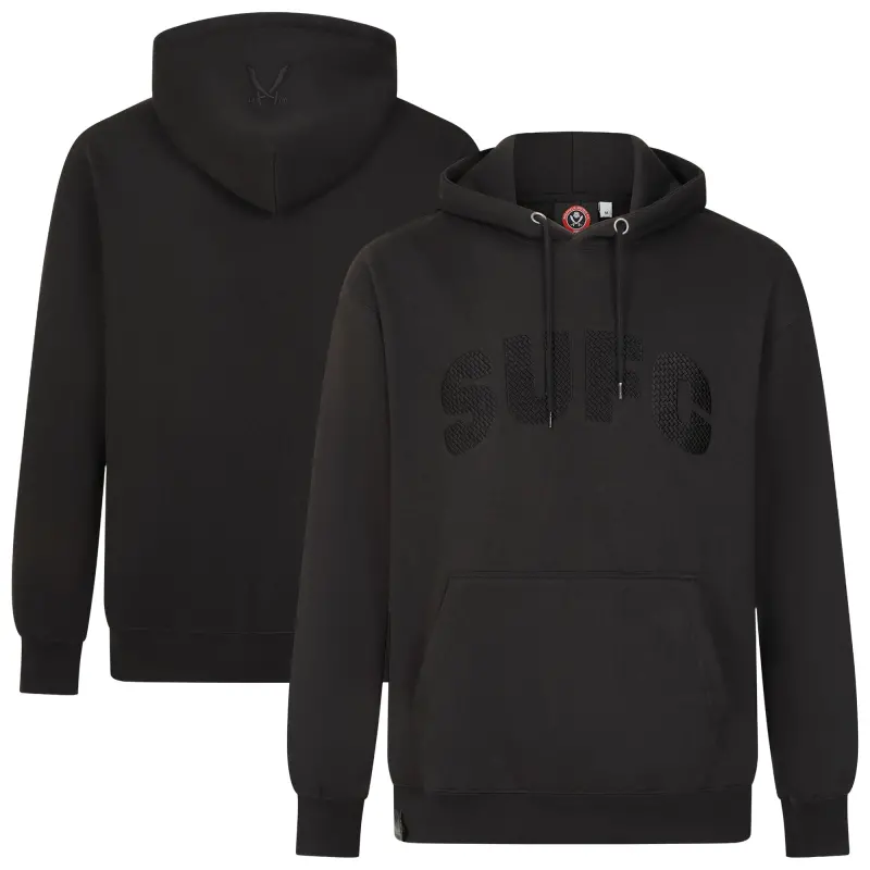 Sheffield United SUFC Premium Hoodie Black Mens visual reference 204513808 29324