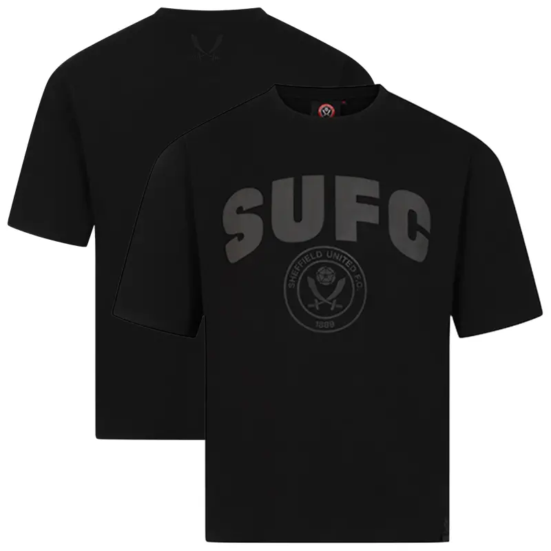 Sheffield United SUFC Premium T Shirt Black Mens visual reference 204521365 29332