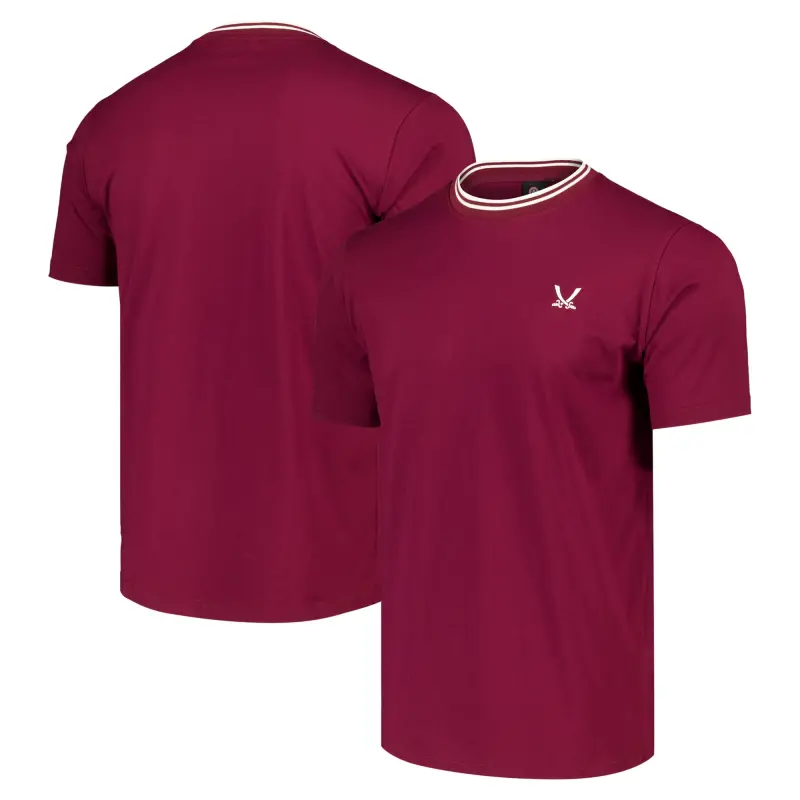 Sheffield United Sword Club T Shirt Burgundy Mens visual preview 204657686 29377