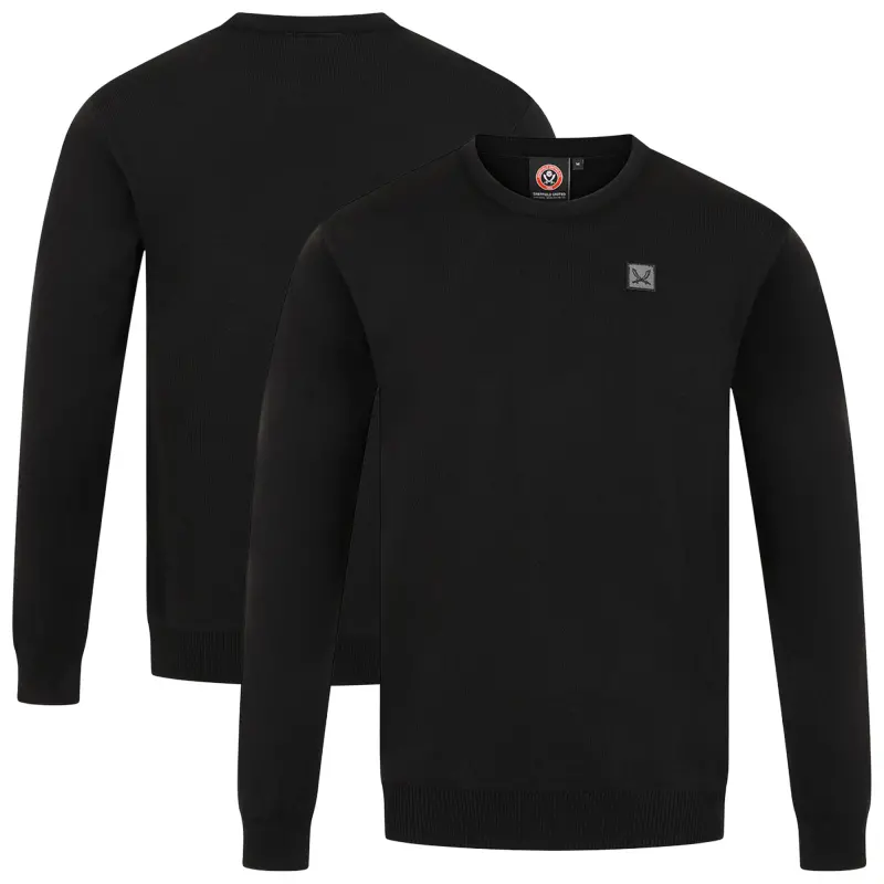 Sheffield United Sword Round Neck Sweater Black Mens product showcase 204513804 29401