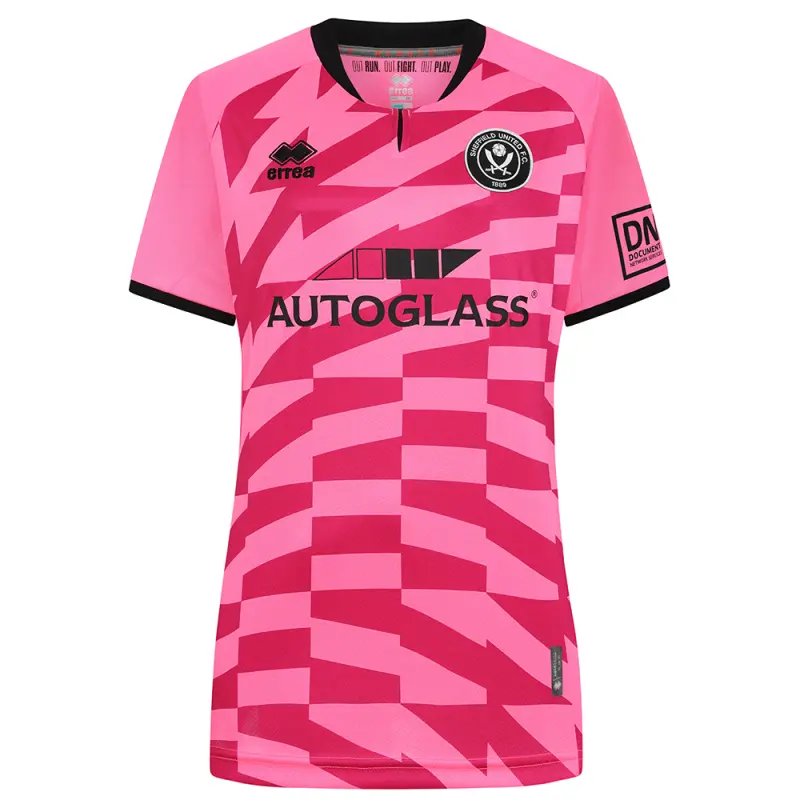 SUFC Women Fit Pink GK Shirt S/S 24/25 shown in a clear main product view