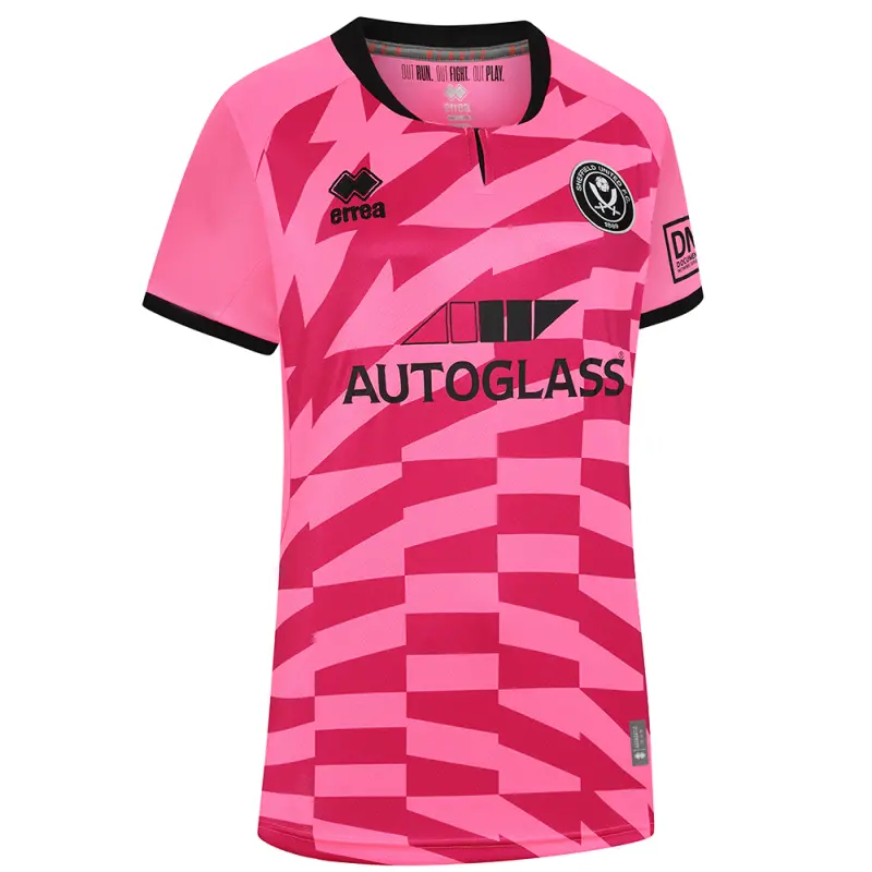 SUFC Women Fit Pink GK Shirt S/S 24/25 displayed in a clean gallery view