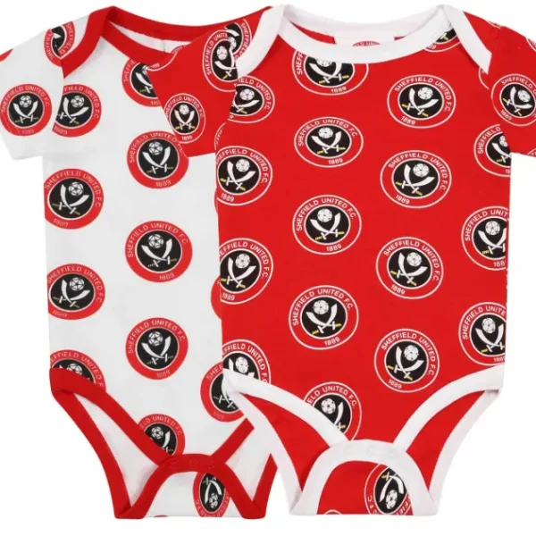Twin Pack Crest Bodysuit R/W pictured from the main product perspective